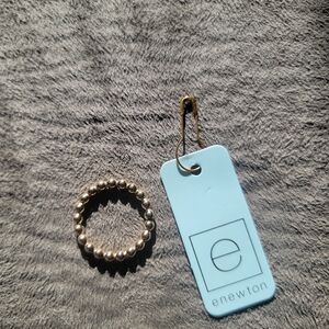 enewton classic gold 3mm bead ring - size 7
